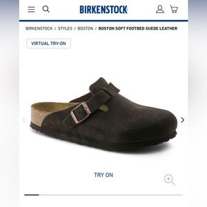 Birkenstock Boston Soft Bed Mocha Suede Men’s 41